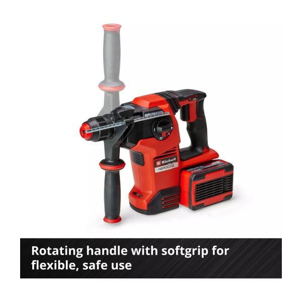 Акумулаторен перфоратор със SDS-Plus Einhell HEROCCO 36/28 – 2x18 V, 3.2 J