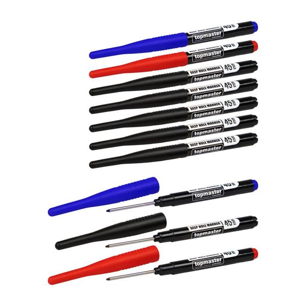 Комплект маркери за дълбоки отвори TopMaster Pro 549936 – 1.5 мм, 10 бр.