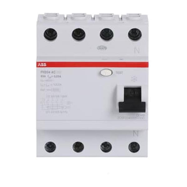 Дефектнотокова защита ABB FH204 AC-63/0.03 – 4 P, 30 mA, 63 A