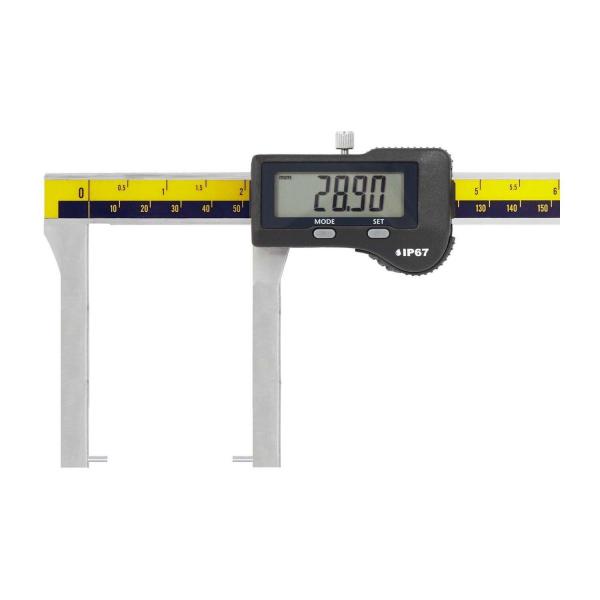 Дигитален шублер за измерване на външни канали Microtech SwissMet Point, IP67 – 500 мм, 0,01 мм