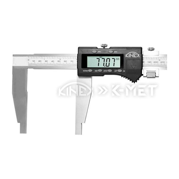 Дигитален шублер K-MET 6043-75-200 – 2500 мм, 200 мм, 0,01 мм