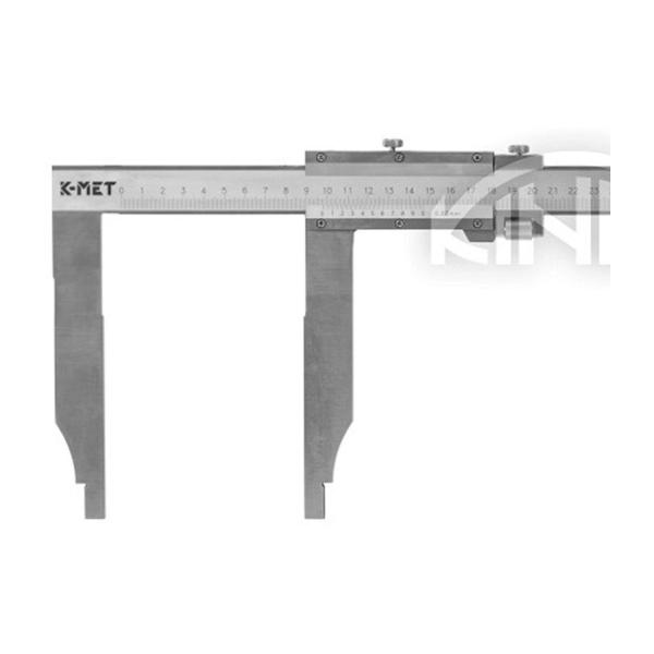 Шублер K-MET 6015-02-150 – 500 мм, челюсти 150 мм, 0.02 мм