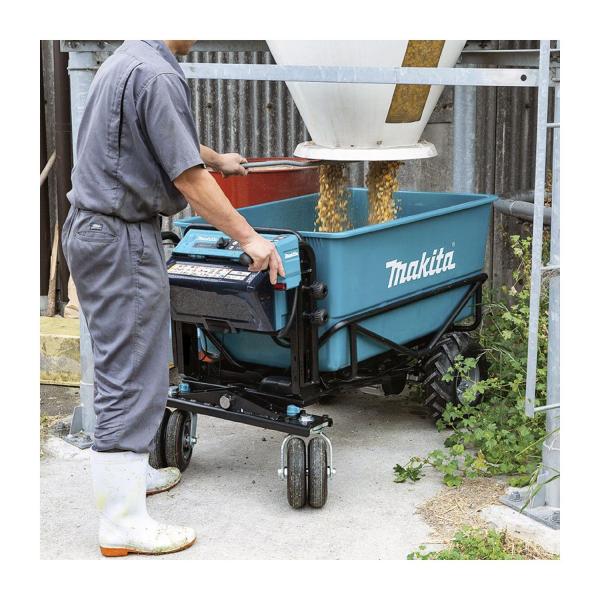 Акумулаторна строителна количка Makita DCU605Z – 300 kg, 18+18 V, 250 l