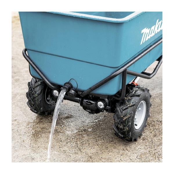 Акумулаторна строителна количка Makita DCU605Z – 300 kg, 18+18 V, 250 l