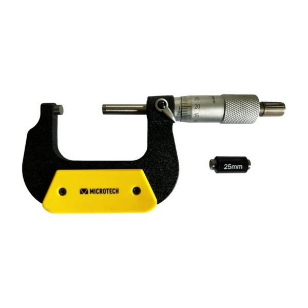 Комплект микрометри Microtech CertiMet – 0–150 мм, 0,01 мм (6 броя)