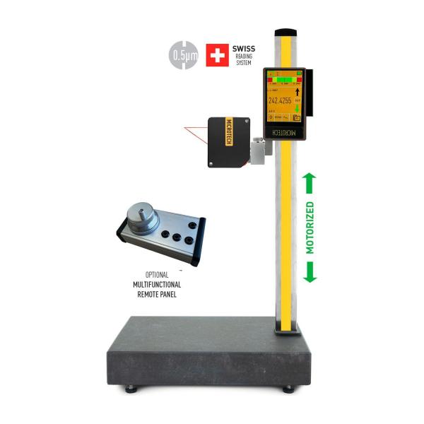 Дигитален високомер Microtech 2D LASER DataMet с гранитна маса – 600 мм, X: ±20 мм, 0,0005 мм