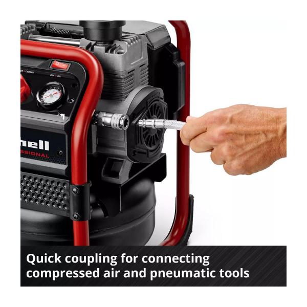 Акумулаторен компресор Einhell SILENZZO 36/210 – 36 V, 8 bar, 56 л/мин