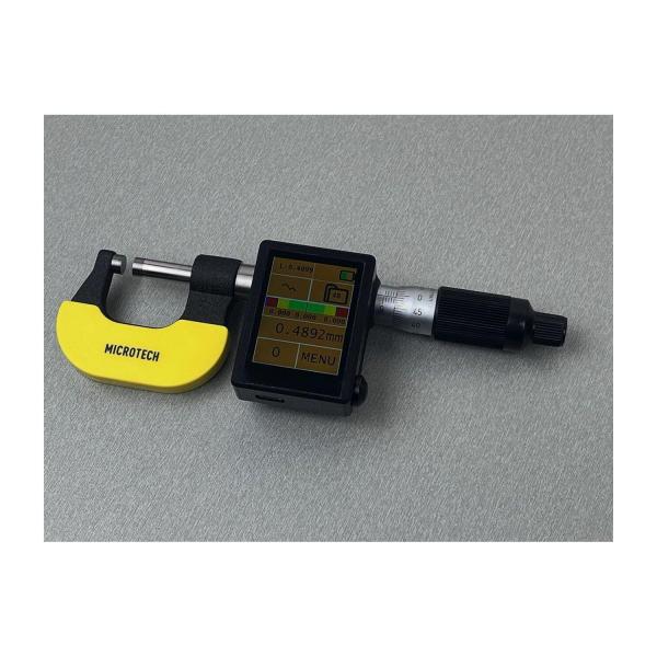 Дигитален микрометър комплект с невъртящ се шпиндел Microtech DataMet – 0-100 мм, 0,0001 мм, 4 броя