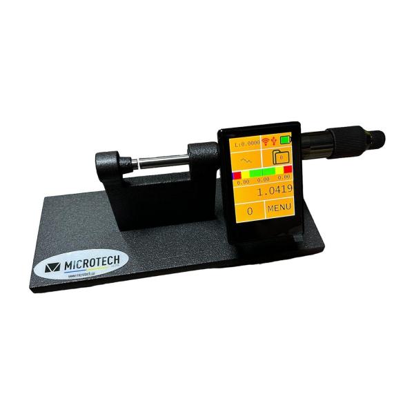 Дигитален микрометър на стойка с невъртящ се шпиндел Microtech DataMet – 0-50 мм, 0,0002 мм