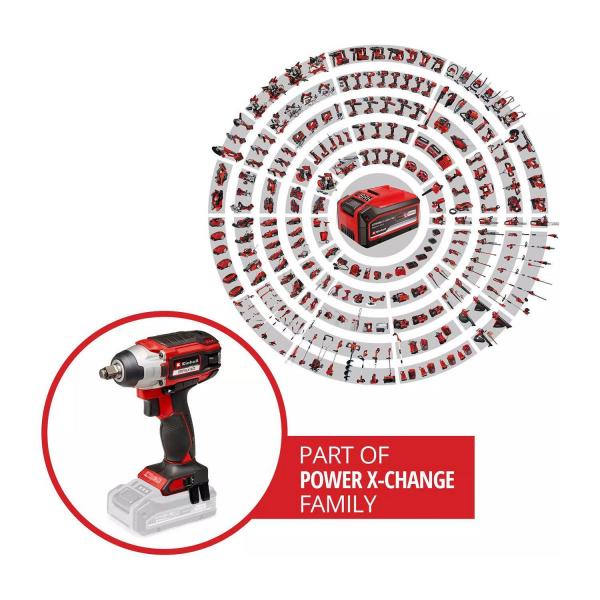 Акумулаторен ударен гайковерт Einhell IMPAXXO 18/230 – 18 V, 230 Nm, 1/2
