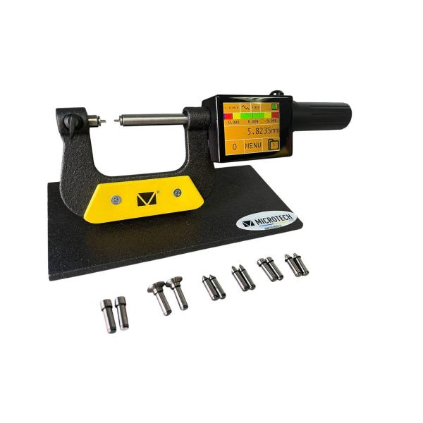 Дигитален универсален микрометър на стойка Microtech UNIVERSAL BENCH DataMet – 0–50 мм, 0,0002 мм