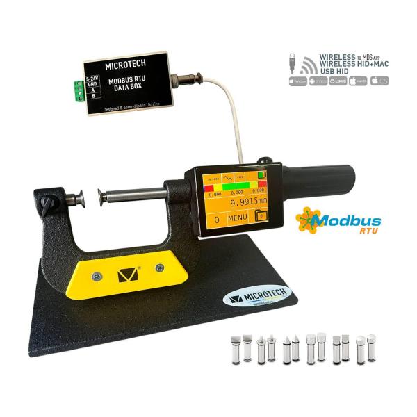Микрометър Microtech MODBUS UNIVERSAL BENCH 0-25 мм | Arizona.bg