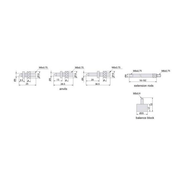 Тестер за колянов вал Microtech ModBus DataMet – 60–700 мм, 0,0001 мм