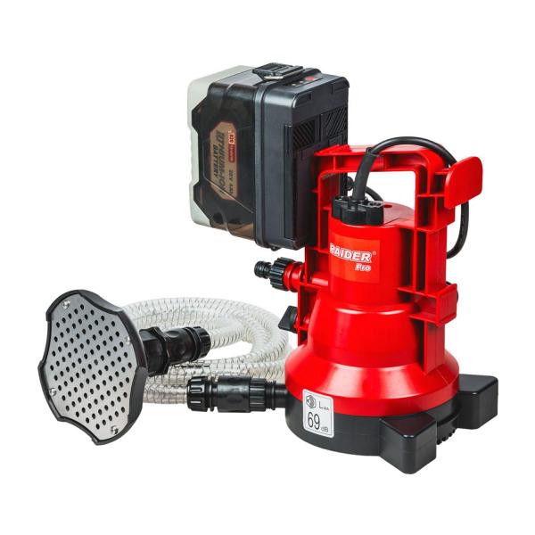 Акумулаторна водна помпа Raider RDP-CWP20 – 53 l/min, 10 m, 20 V