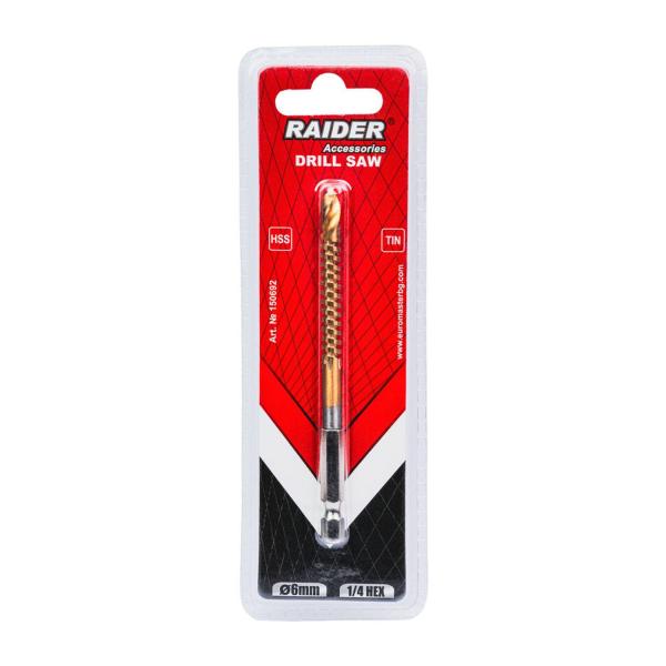 Свредло-фрезер Raider 150692 – 6 мм, 1/4 HEX