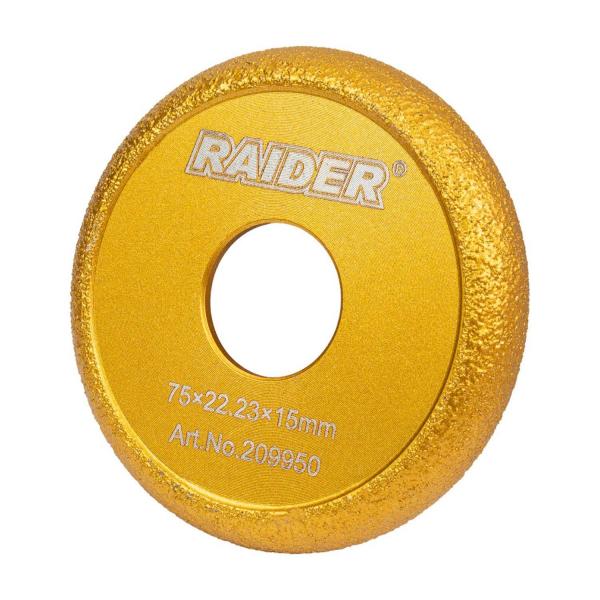 Диамантен диск Raider Power Tools 209950 – 75 мм, 15 мм, U-канал