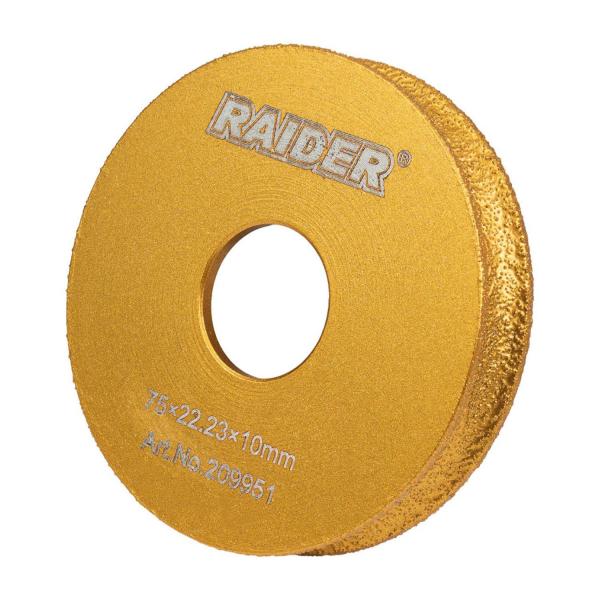 Диамантен диск за ръбове Raider Power Tools 209951 – 75 мм, 10 мм