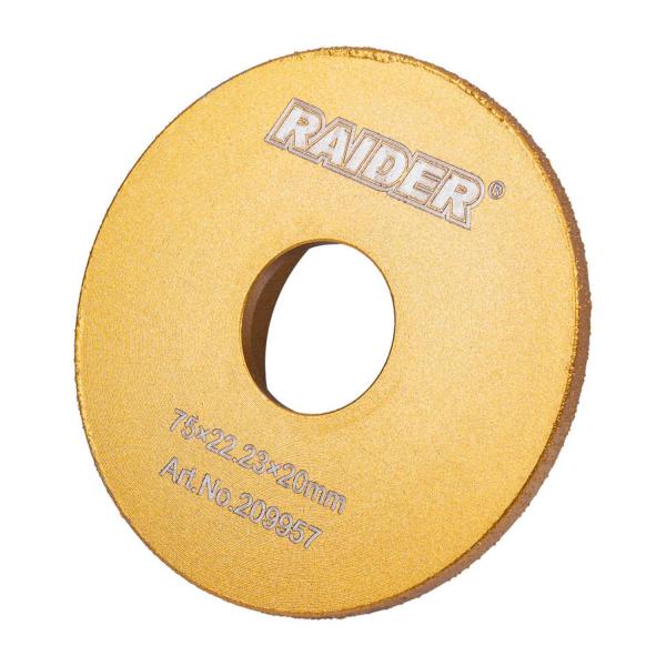 Диамантен диск за полукръгли ръбове Raider Power Tools 209957 – 75 мм, 20 мм
