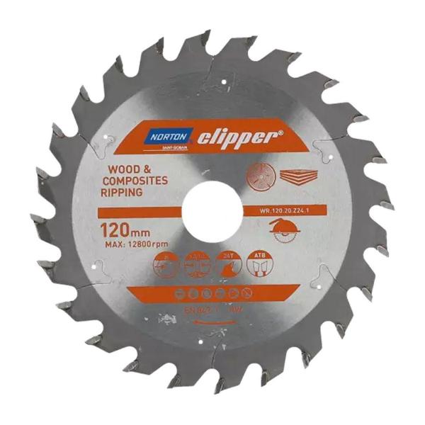 Циркулярен диск Norton Wood Ripping – 150 мм, 30 мм, 24 зъба