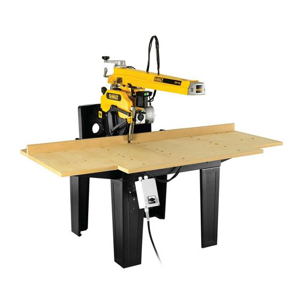 Настолен циркуляр с радиално рамо DeWALT DW729KN – 350 мм, 4000 W
