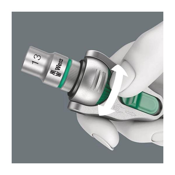 Тресчотка Wera 8000 A Zyklop Speed – 1/4, 152 мм