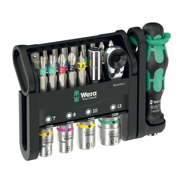 Комплект инструменти Wera Tool-Check Modular 1 – 1/4, 21 части