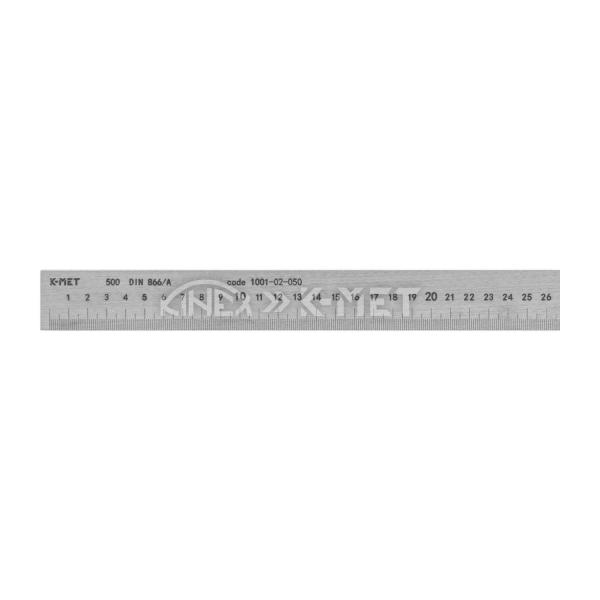 Стоманена линийка K-MET 1001-02-400 – 4000 мм, DIN 866/A