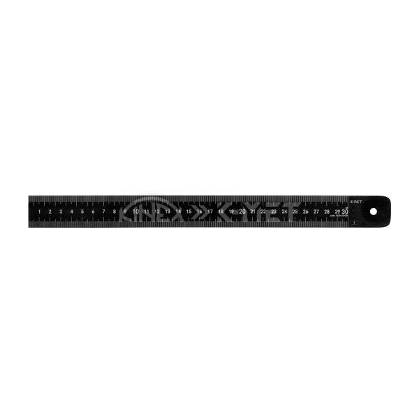 Тънка стоманена линийка K-MET 1023-02-100P – 1000 мм, клас 1