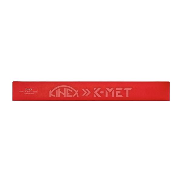 Прецизна алуминиева права линия K-MET 1039-24-050 – 500 мм, DIN 874/2