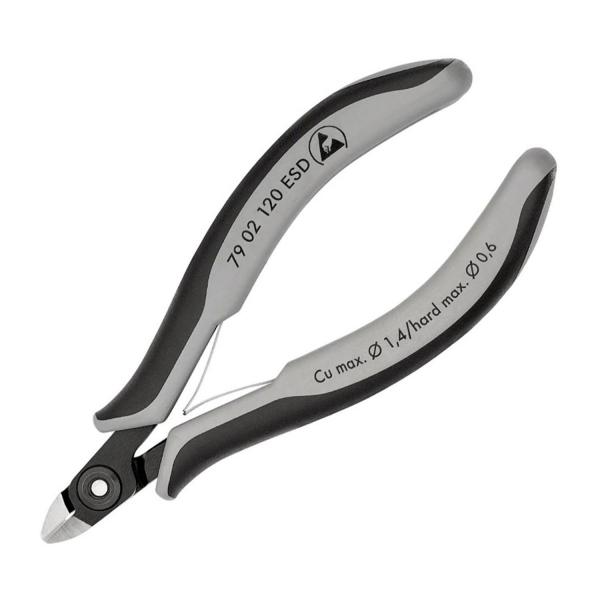 Клещи резачки KNIPEX 79 02 120 ESD – 120 мм, 1.4 мм