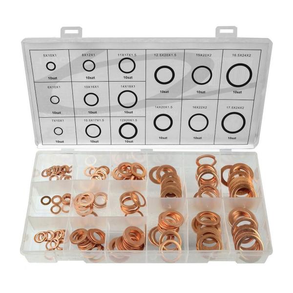 Комплект медни шайби GEKO G02807 – 150 бр
