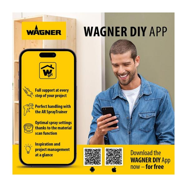 Пистолет за боядисване WAGNER W 450 – 460 W, 230 мл/мин