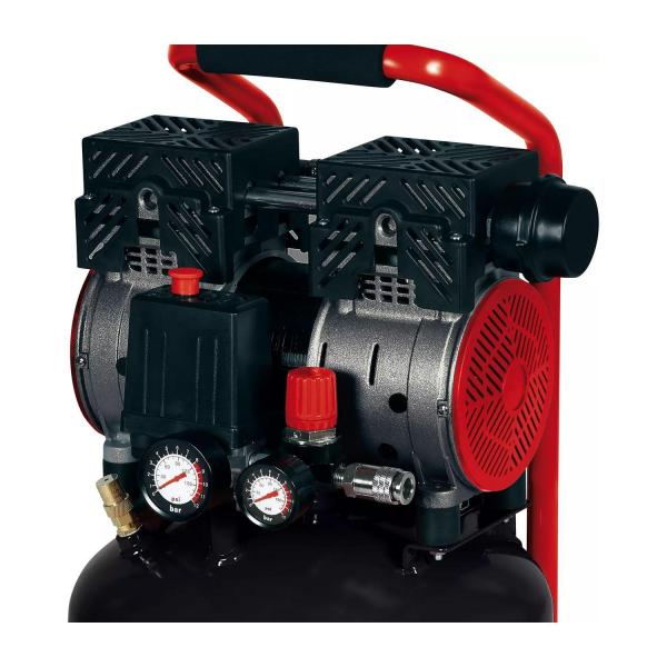 Безмаслен компресор Einhell TE-AC 24 Silent – 750 W, 135 л/мин, 24 л