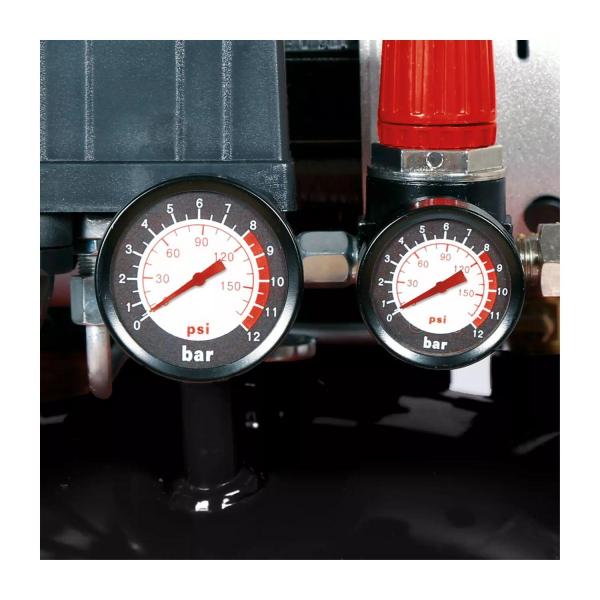 Безмаслен компресор Einhell TE-AC 24 Silent – 750 W, 135 л/мин, 24 л