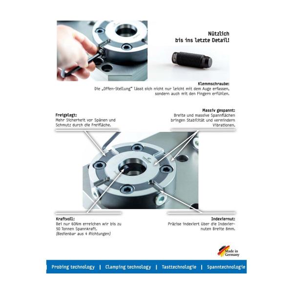 Нулева затягаща система Tschorn EasyZero 003503001 – 147 мм, H=125 мм