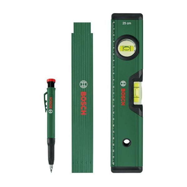 Комплект за измерване и маркиране Bosch 1600A02W7S – 3 части