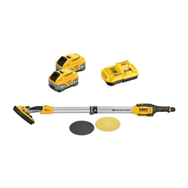 Акумулаторен жираф за шлайфане DeWALT DCE800XW2-QW – 54 V, 225 мм
