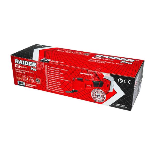 Акумулаторен мултифункционален инструмент Raider Pro RDP-SOMT20 – 20 V, 5000-20000 min⁻¹