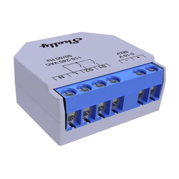 Микромодул Smart реле димер Shelly Plus 0-10V Dimmer – 0-10 V, Wi-Fi