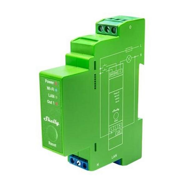 Димер Shelly PRO Dimmer 1PM – 1 канал, 200 VA, DIN монтаж