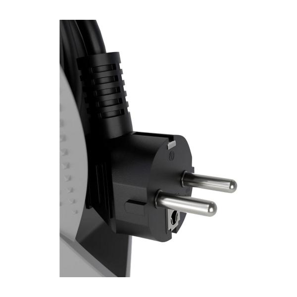 Удължител на макара Commel C201-401 – 5 м, 4 шуко, H05VV-F 3G1,5 мм²
