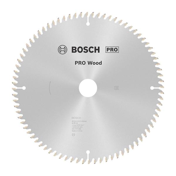Циркулярен диск Bosch PRO Wood ATB – 250 × 30 × 3,2 мм, 80 зъба