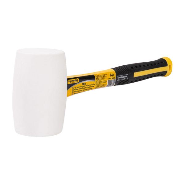 Бял гумен чук Top Master Pro 240906 – 340 г, 54 мм