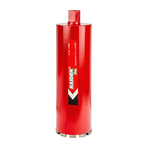Диамантена боркорона за бетон Raider Pro 154880 – 132 × 450 мм, 1 1/4″ UNC