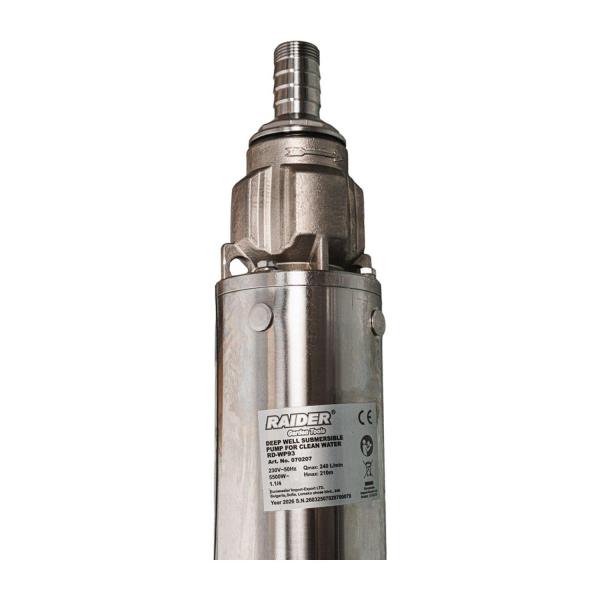 Сондажна помпа Raider RD-WP93 – 5500 W, 240 л/мин, 210 м