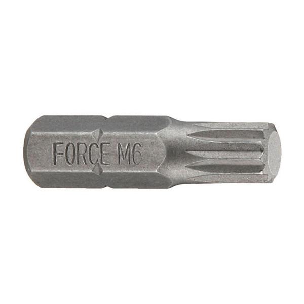 Накрайник дванадесетограм Force 1787506 – M6, захват 10 мм, дължина 75 мм