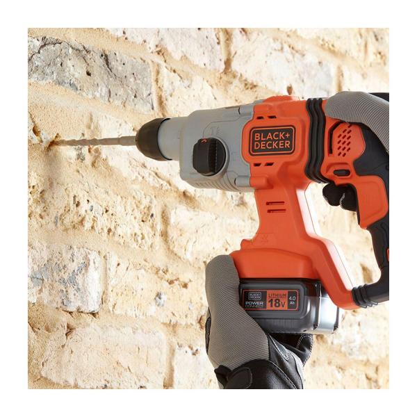 Акумулаторен перфоратор Black & Decker BCD900D1S-QW – 18 V, 1,2 J