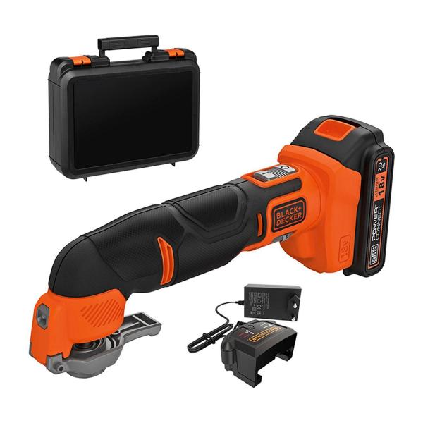 Мултифункционален инструмент Black & Decker BDCOS18D1K-QW – 18 V, 2 Ah