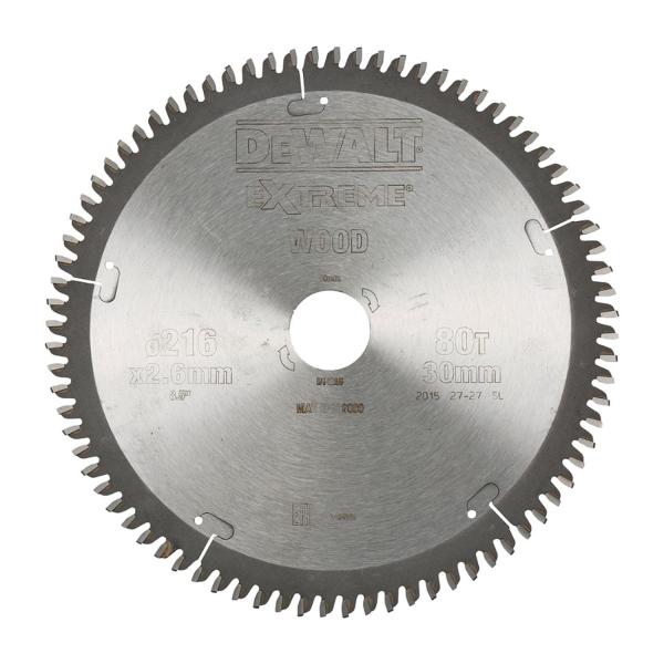 Циркулярен диск DeWALT DT4286 – 216×30 мм, 80 зъба
