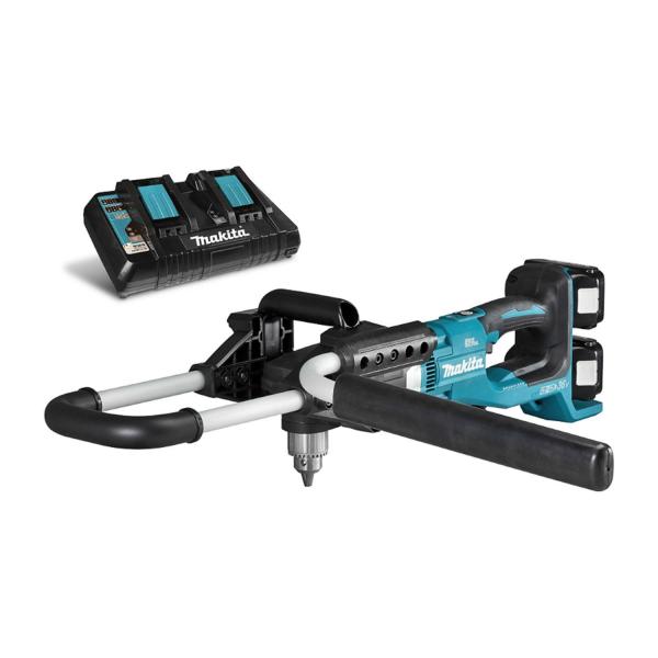 Акумулаторен шнеков свредел Makita DDG460T2X7 – 36 V, 5 Ah, 200 мм